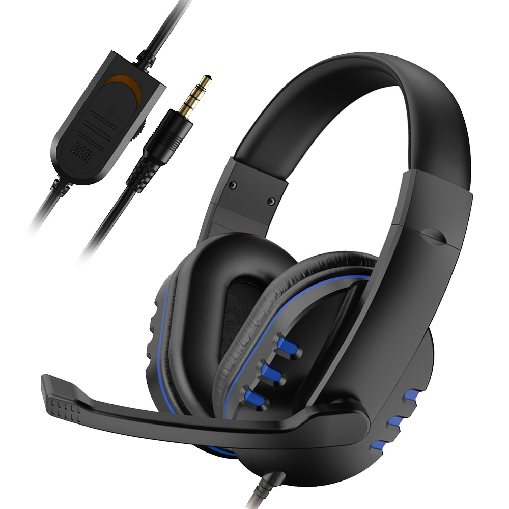 Gaming Headset Rgb - 3.5mm 有線ゲーミングヘッドフォン ゲームヘッドセット ノイズキャンセリングイヤホン マイクボリュームコントロール付き PS4