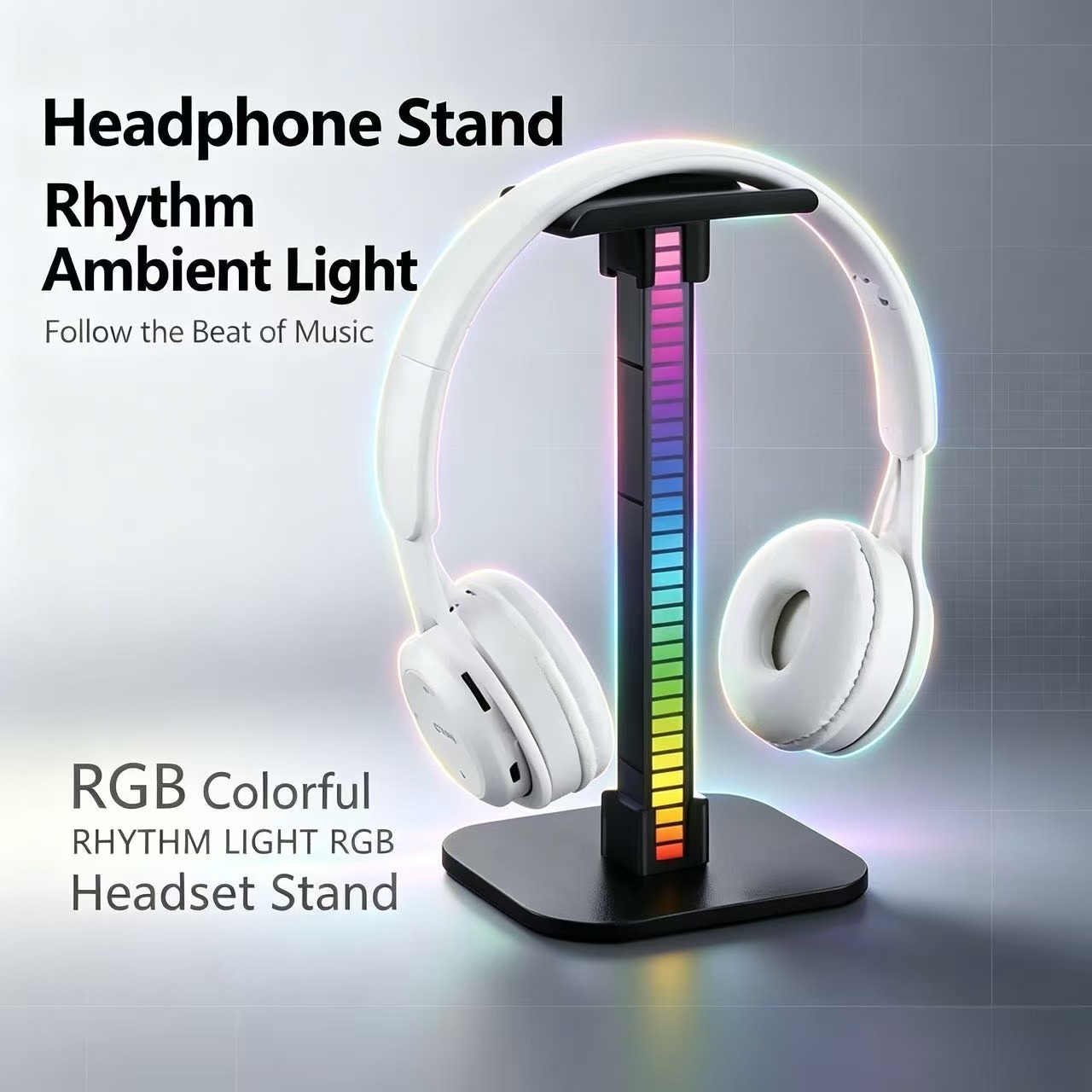 USBゲーミングヘッドホンスタンド RGBリズムライト付き  - Gaming Headset Rgb のレビューと価格
