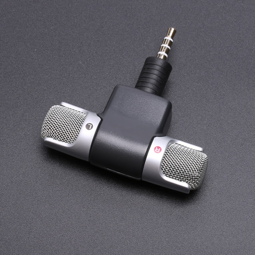 スマートフォン用ミニステレオマイク、携帯電話録音、スタジオマ - Audiophile Headphone Wired のレビューと価格