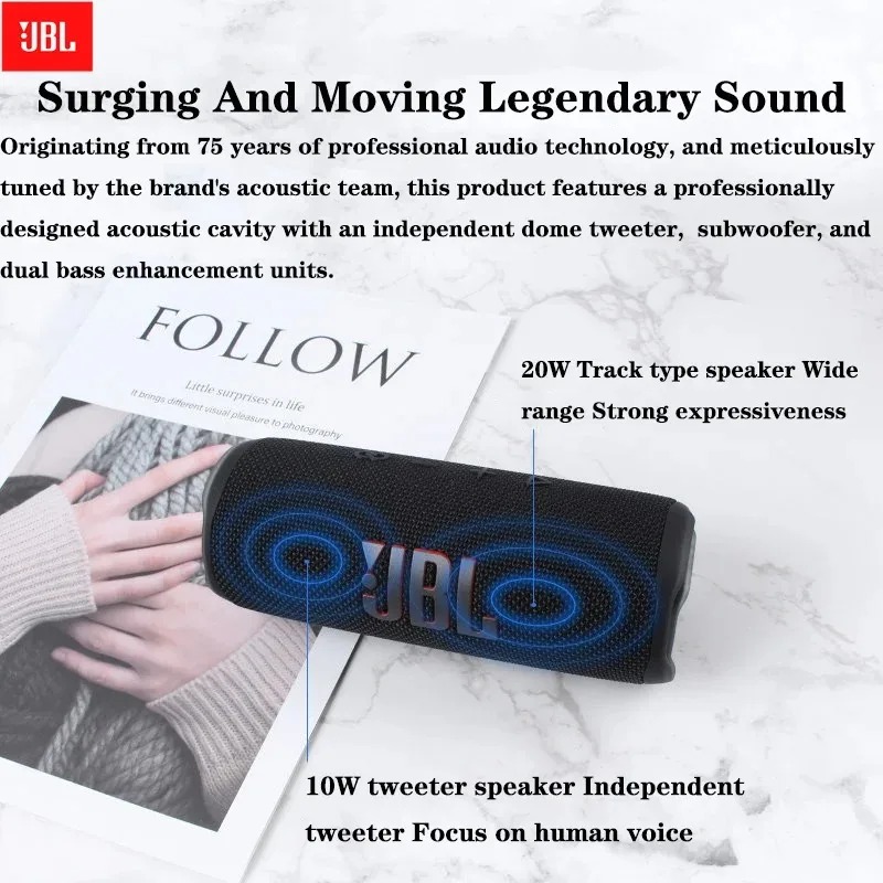 JBL Flip 6 軽量アウトドアBluetoothスピー - Jbl Speaker Flip 6 のレビューと価格
